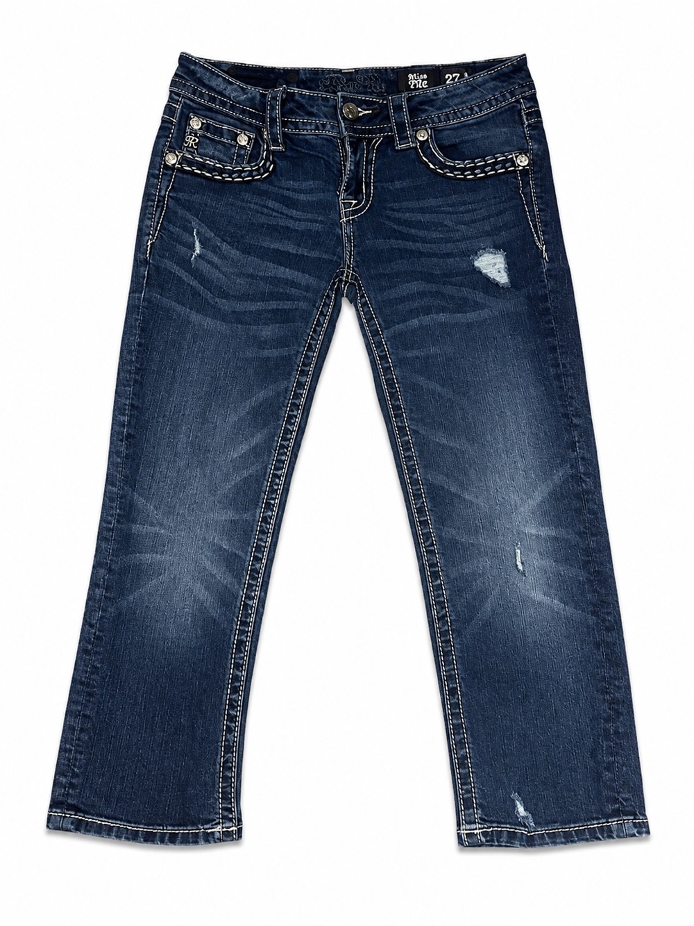 Miss Me Signature Cuffed Capris size 27